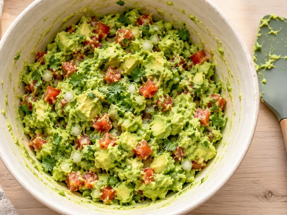 Fold and taste: Guacamole