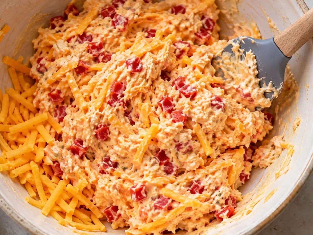 Fold, chill, and serve: Pimento Cheese Dip