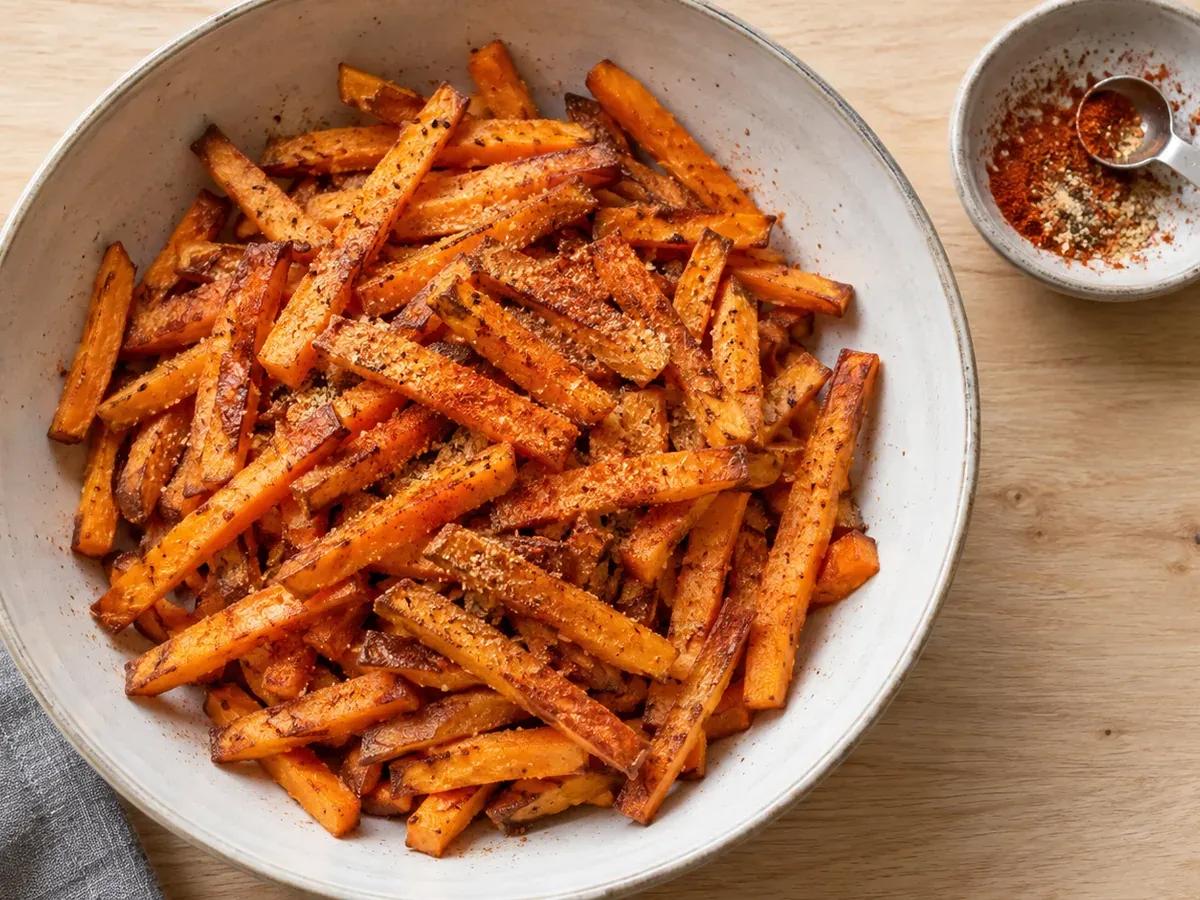 Season and serve: Sweet Potato Fries