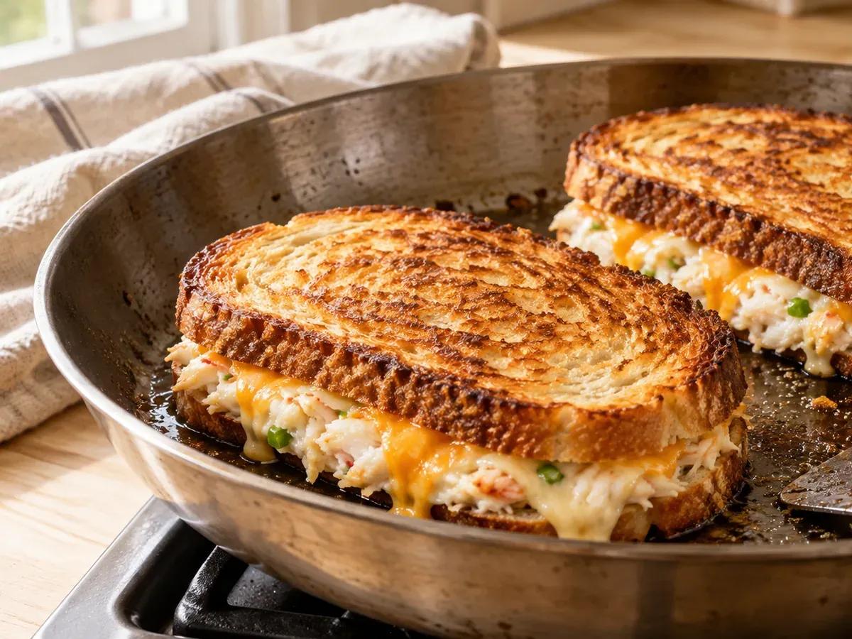 Grill and serve: Crab Melt