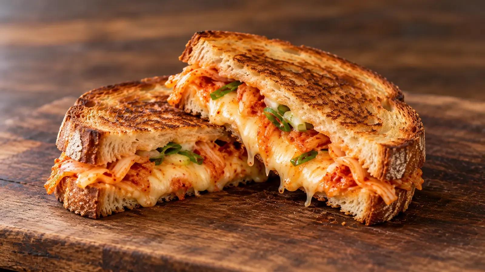 Kimchi Gouda Grilled Cheese
