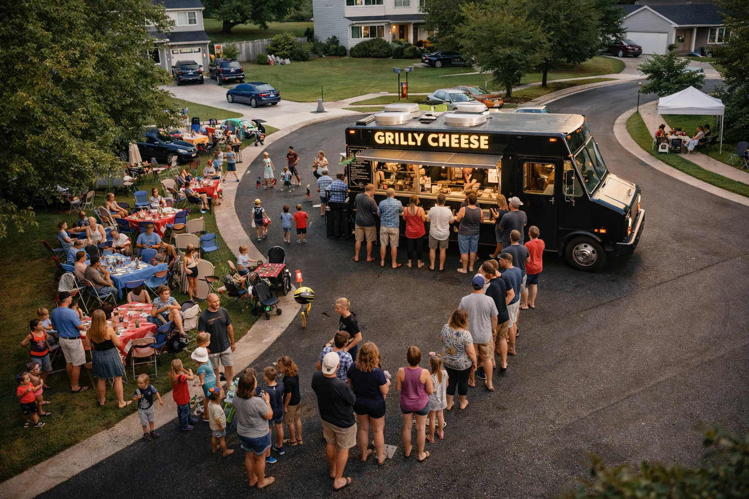 block party food truck catering New Jersey neighborhood