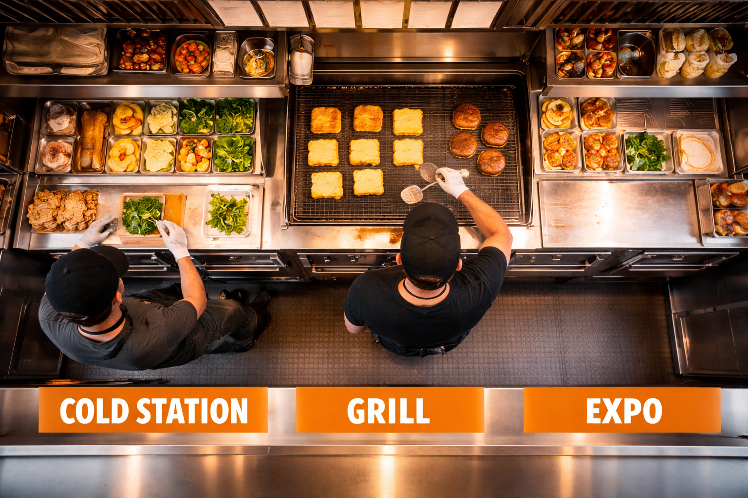 food truck kitchen layout for efficient workflow